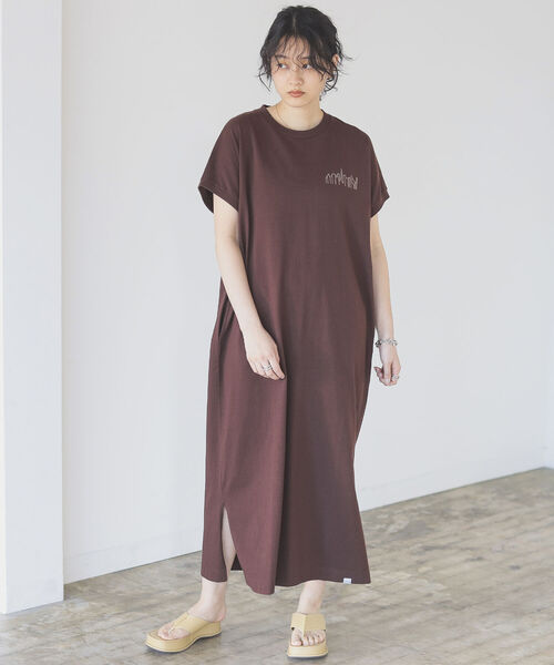 B:MING by BEAMS(ビーミングバイビームス)の「Manhattan Portage × B:MING by BEAMS / 別注 プリント ワンピース 22SS(ワンピース・レディース・ライトグレー/ブラック/ダークブラウン・SMALL/MEDIUM)」の3枚目の写真