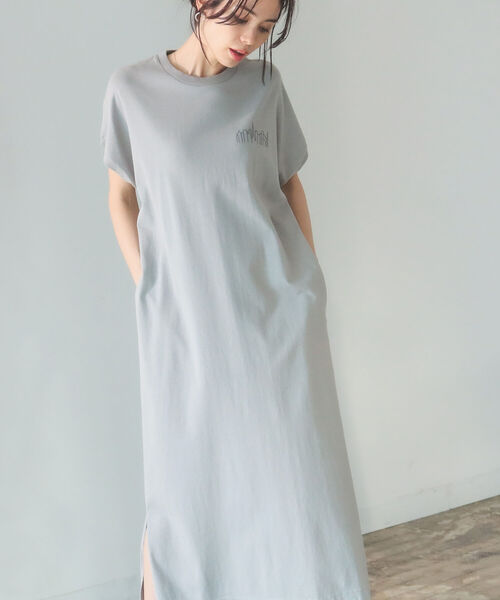 B:MING by BEAMS(ビーミングバイビームス)の「Manhattan Portage × B:MING by BEAMS / 別注 プリント ワンピース 22SS(ワンピース・レディース・ライトグレー/ブラック/ダークブラウン・SMALL/MEDIUM)」の4枚目の写真