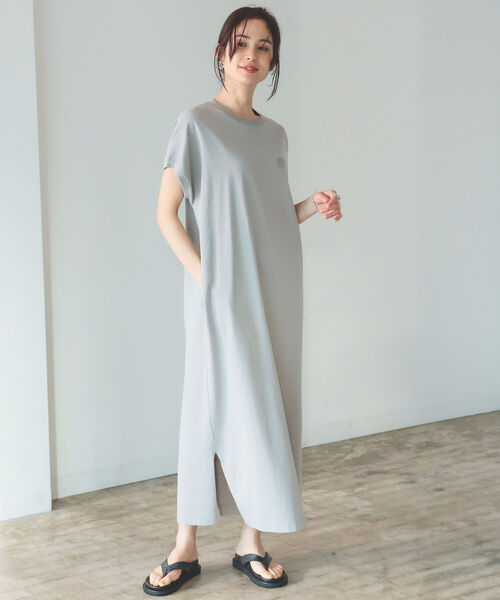 B:MING by BEAMS(ビーミングバイビームス)の「Manhattan Portage × B:MING by BEAMS / 別注 プリント ワンピース 22SS(ワンピース・レディース・ライトグレー/ブラック/ダークブラウン・SMALL/MEDIUM)」の8枚目の写真