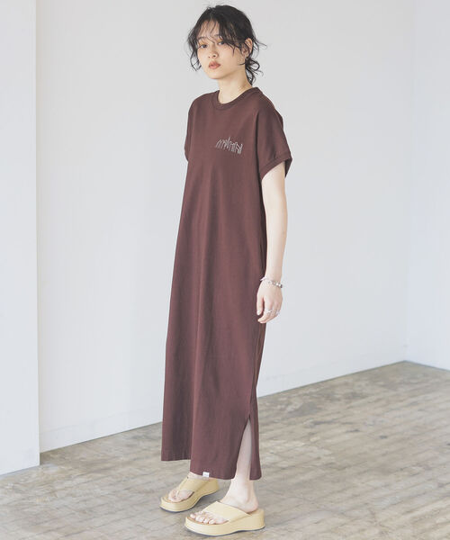 B:MING by BEAMS(ビーミングバイビームス)の「Manhattan Portage × B:MING by BEAMS / 別注 プリント ワンピース 22SS(ワンピース・レディース・ライトグレー/ブラック/ダークブラウン・SMALL/MEDIUM)」の9枚目の写真