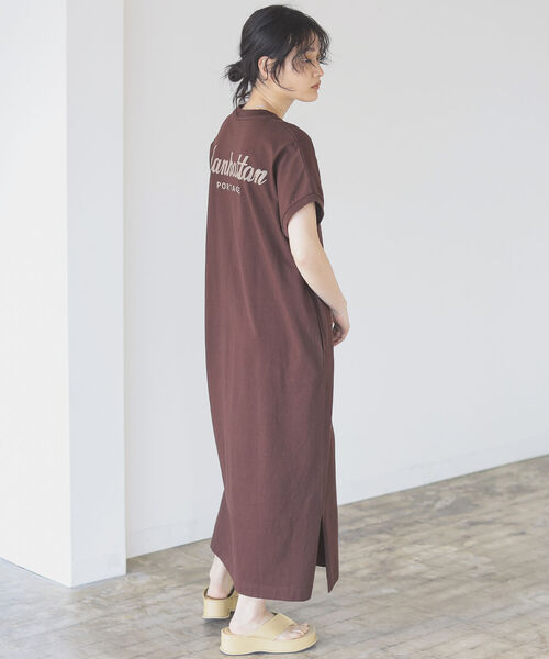 B:MING by BEAMS(ビーミングバイビームス)の「Manhattan Portage × B:MING by BEAMS / 別注 プリント ワンピース 22SS(ワンピース・レディース・ライトグレー/ブラック/ダークブラウン・SMALL/MEDIUM)」の10枚目の写真