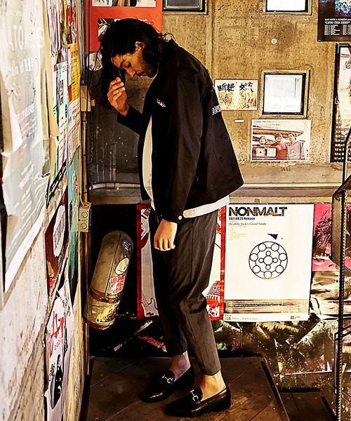 RATTLE TRAP（ラトルトラップ）の「グラフィック刺繍スウィングトップ（ミリタリージャケット・メンズ・ライトグレー/ブラック・LL/L/M）」の20枚目の写真