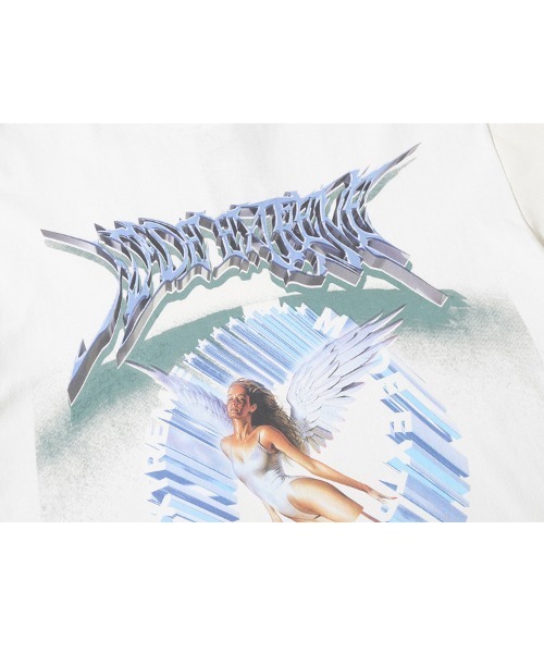 Ressaca(レサーカ)の「オーバーサイズ アメカジ ロックバンドプリントロンT(Tシャツ/カットソー・メンズ・ホワイト/ブラック/グレー・M/L/XL/XXL)」の18枚目の写真
