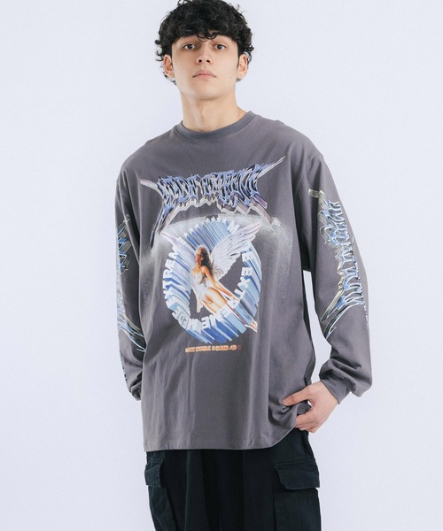 AdoロックなロンT 大 XLサイズ AdoロックなロンT 大 XLサイズ extra quality wide sleeve (over