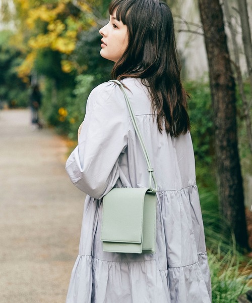 the case（ザケース）の「2way square rope bag（ショルダーバッグ・レディース・ブラック/グリーン/アイボリー・FREE）」の7枚目の写真