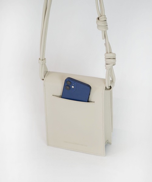 the case（ザケース）の「2way square rope bag（ショルダーバッグ・レディース・ブラック/グリーン/アイボリー・FREE）」の5枚目の写真