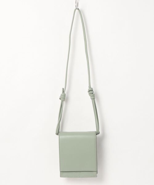 the case（ザケース）の「2way square rope bag（ショルダーバッグ・レディース・ブラック/グリーン/アイボリー・FREE）」の11枚目の写真