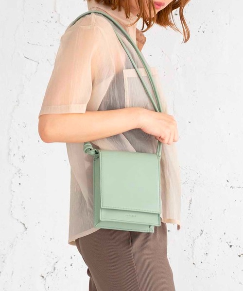 the case（ザケース）の「2way square rope bag（ショルダーバッグ・レディース・ブラック/グリーン/アイボリー・FREE）」の19枚目の写真