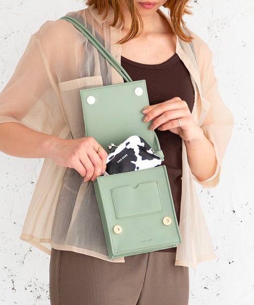 the case（ザケース）の「2way square rope bag（ショルダーバッグ・レディース・ブラック/グリーン/アイボリー・FREE）」の14枚目の写真