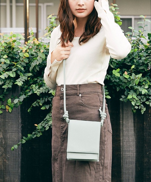 the case（ザケース）の「2way square rope bag（ショルダーバッグ・レディース・ブラック/グリーン/アイボリー・FREE）」の16枚目の写真