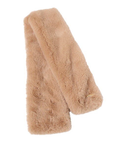 14+（イチヨンプラス）の「ファーティペット（マフラー・レディース・ブラック/オフホワイト/モカ・FREE）」の7枚目の写真