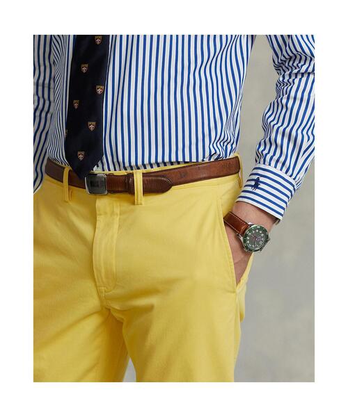 POLO RALPH LAUREN（ポロ ラルフ ローレン）の「リージェント カスタム フィット ストライプド ポプリン シャツ（シャツ/ブラウス・メンズ・ブルー・L/S/M/XL/XS/XXL）」の4枚目の写真