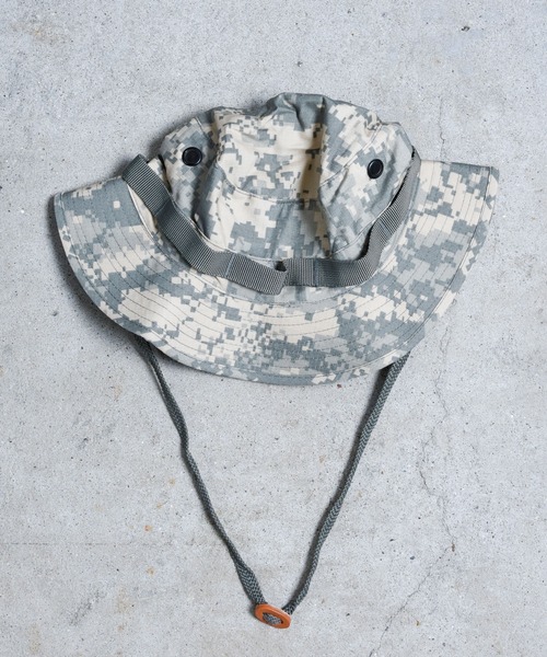 CALIFORNIA OUTFITTERS（カリフォルニア アウトフィッターズ）の「【1977】 USタイプ ジャングル(ブーニー)ハット（ハット・レディース・ブラック/ベージュ/グレー/オリーブ/カーキ/モスグリーン/カモフラージュ/アーミー/ライトベージュ/グレイッシュベージュ・ONE SIZE）」の3枚目の写真