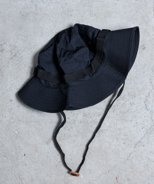 CALIFORNIA OUTFITTERS（カリフォルニア アウトフィッターズ）の「【1977】 USタイプ ジャングル(ブーニー)ハット（ハット・レディース・ブラック/ベージュ/グレー/オリーブ/カーキ/モスグリーン/カモフラージュ/アーミー/ライトベージュ/グレイッシュベージュ・ONE SIZE）」の2枚目の写真