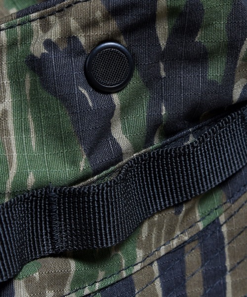 CALIFORNIA OUTFITTERS（カリフォルニア アウトフィッターズ）の「【1977】 USタイプ ジャングル(ブーニー)ハット（ハット・レディース・ブラック/ベージュ/グレー/オリーブ/カーキ/モスグリーン/カモフラージュ/アーミー/ライトベージュ/グレイッシュベージュ・ONE SIZE）」の13枚目の写真