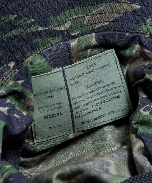 CALIFORNIA OUTFITTERS（カリフォルニア アウトフィッターズ）の「【1977】 USタイプ ジャングル(ブーニー)ハット（ハット・レディース・ブラック/ベージュ/グレー/オリーブ/カーキ/モスグリーン/カモフラージュ/アーミー/ライトベージュ/グレイッシュベージュ・ONE SIZE）」の11枚目の写真