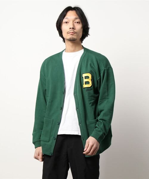 TRAP/U （トラップユー）の「/TRAP/U/刺繍Vネックカーディガン（カーディガン/ボレロ・メンズ・ダークグリーン/ベージュ/ブルー・MEDIUM/LARGE）」の11枚目の写真