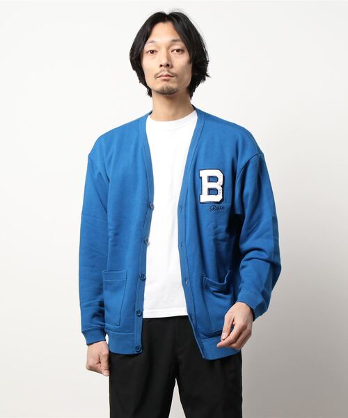 TRAP/U （トラップユー）の「/TRAP/U/刺繍Vネックカーディガン（カーディガン/ボレロ・メンズ・ダークグリーン/ベージュ/ブルー・MEDIUM/LARGE）」の12枚目の写真