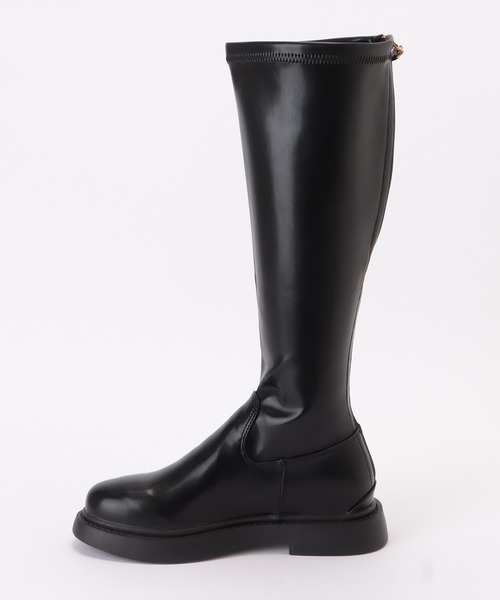 Lace Ladies(レースレディース)の「レザー調ロングジョッキーブーツ(ブーツ・レディース・ブラック/ブラウン・24/22.5/25/23/24.5/23.5)」の7枚目の写真