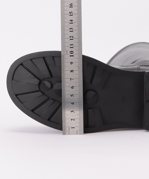 Lace Ladies(レースレディース)の「レザー調ロングジョッキーブーツ(ブーツ・レディース・ブラック/ブラウン・24/22.5/25/23/24.5/23.5)」の3枚目の写真