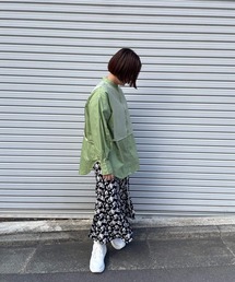 ＪＵＧＬＡＮＳ | ☆ ドッキングデザインがお洒落。ブロード×ポプリン ドッキングシャツ　30396A132(シャツ/ブラウス)