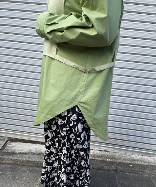 JUGLANS(ユグランス)の「☆ ブロード×ポプリン ドッキングシャツ 30396A132(シャツ/ブラウス・レディース・ブラック/グリーン/ホワイト・FREE)」の12枚目の写真