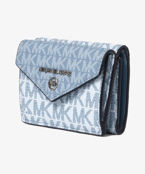 コンパクトウォレット Rsarchinfra マイケルコース 財布 青色 MICHAEL