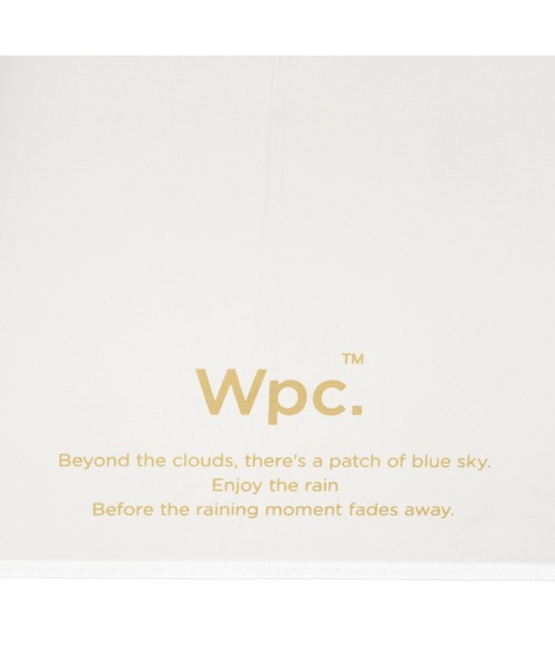 Wpc.(ダブリュピーシー)の「LIMITED/ロゴドームPOEアンブレラ(長傘・レディース・ブラック/ベージュ/グレー/オフホワイト/ピンク/ラベンダー・FREE)」の13枚目の写真