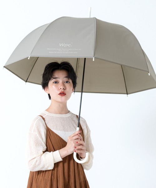 Wpc.(ダブリュピーシー)の「LIMITED/ロゴドームPOEアンブレラ(長傘・レディース・ブラック/ベージュ/グレー/オフホワイト/ピンク/ラベンダー・FREE)」の11枚目の写真