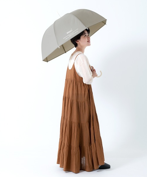 Wpc.(ダブリュピーシー)の「LIMITED/ロゴドームPOEアンブレラ(長傘・レディース・ブラック/ベージュ/グレー/オフホワイト/ピンク/ラベンダー・FREE)」の7枚目の写真