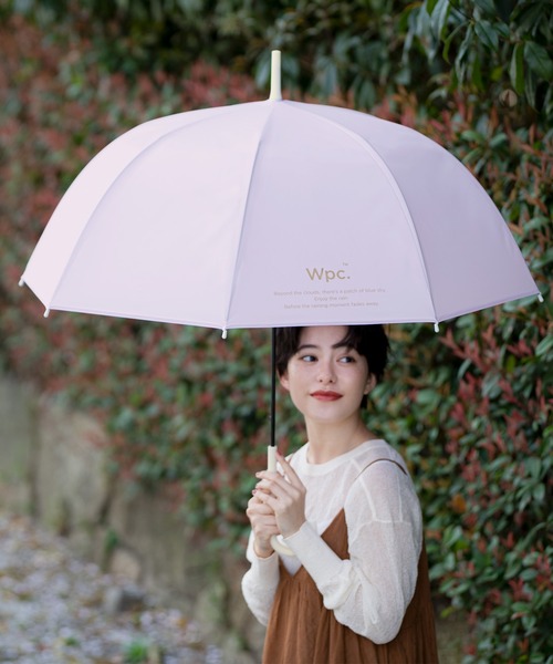 Wpc.(ダブリュピーシー)の「LIMITED/ロゴドームPOEアンブレラ(長傘・レディース・ブラック/ベージュ/グレー/オフホワイト/ピンク/ラベンダー・FREE)」の10枚目の写真