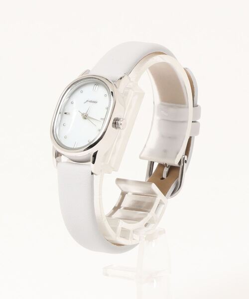 EDIT COLOGNE（エディットコロン）の「オパールケースウォッチ（アナログ腕時計・レディース・グレー/ピンク/ブラック・ﾌﾘ-）」の2枚目の写真