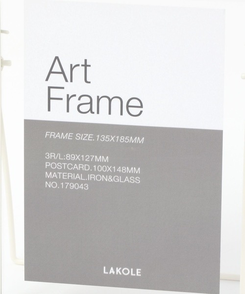 LAKOLE（ラコレ）の「アイアンアートフレーム / 270179（フォトフレーム・レディース・ホワイト/ブラック/チャコール・FREE）」の13枚目の写真