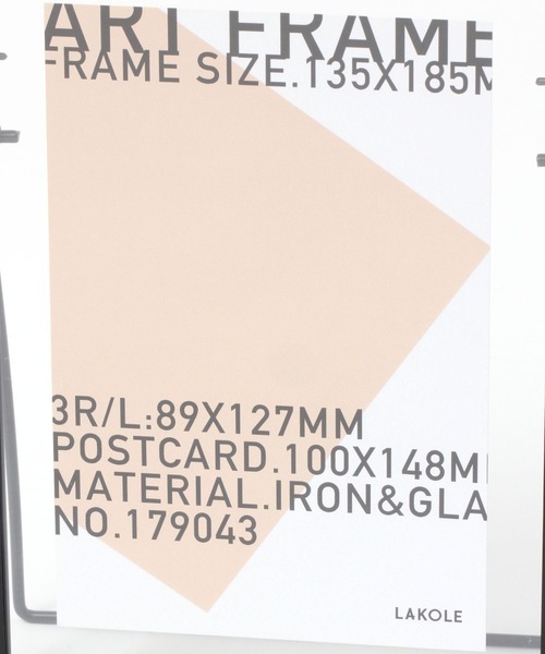 LAKOLE（ラコレ）の「アイアンアートフレーム / 270179（フォトフレーム・レディース・ホワイト/ブラック/チャコール・FREE）」の15枚目の写真