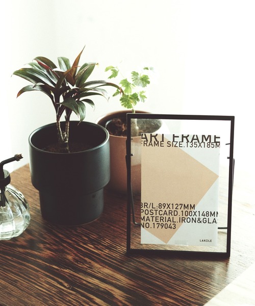 LAKOLE（ラコレ）の「アイアンアートフレーム / 270179（フォトフレーム・レディース・ホワイト/ブラック/チャコール・FREE）」の19枚目の写真