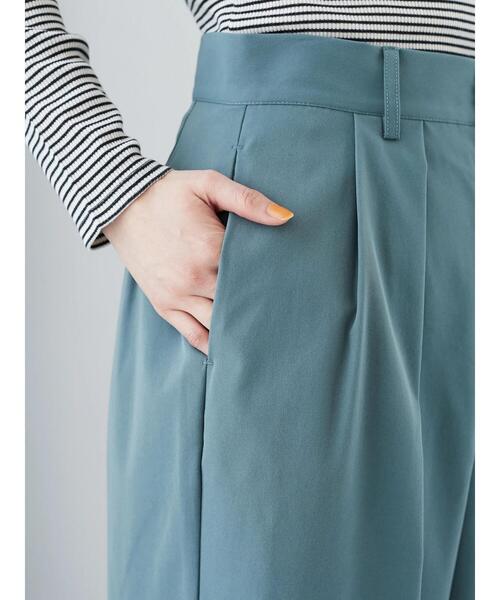 Green　Parks（グリーンパークス）の「タックセミワイドパンツ（その他パンツ・レディース・オレンジ/イエロー/ブルーグリーン・M/L）」の11枚目の写真