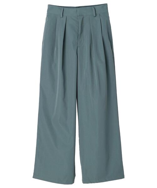 Green　Parks（グリーンパークス）の「タックセミワイドパンツ（その他パンツ・レディース・オレンジ/イエロー/ブルーグリーン・M/L）」の21枚目の写真