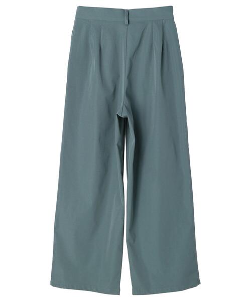 Green　Parks（グリーンパークス）の「タックセミワイドパンツ（その他パンツ・レディース・オレンジ/イエロー/ブルーグリーン・M/L）」の22枚目の写真