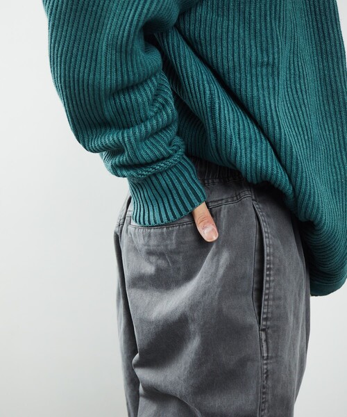 FREAK'S STORE（フリークスストア）の「FREAK'S STORE/フリークスストア ピグメント チノイージーパンツ/ピグメント（チノパンツ・メンズ・チャコールグレー/ベージュ/ネイビー/グリーン・SMALL/MEDIUM/LARGE）」の8枚目の写真