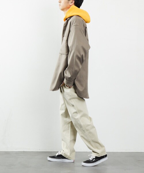 FREAK'S STORE（フリークスストア）の「FREAK'S STORE/フリークスストア ピグメント チノイージーパンツ/ピグメント（チノパンツ・メンズ・チャコールグレー/ベージュ/ネイビー/グリーン・SMALL/MEDIUM/LARGE）」の11枚目の写真