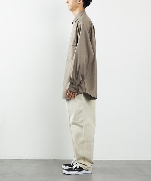 FREAK'S STORE（フリークスストア）の「FREAK'S STORE/フリークスストア ピグメント チノイージーパンツ/ピグメント（チノパンツ・メンズ・チャコールグレー/ベージュ/ネイビー/グリーン・SMALL/MEDIUM/LARGE）」の18枚目の写真