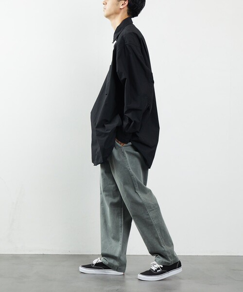 FREAK'S STORE（フリークスストア）の「FREAK'S STORE/フリークスストア ピグメント チノイージーパンツ/ピグメント（チノパンツ・メンズ・チャコールグレー/ベージュ/ネイビー/グリーン・SMALL/MEDIUM/LARGE）」の21枚目の写真