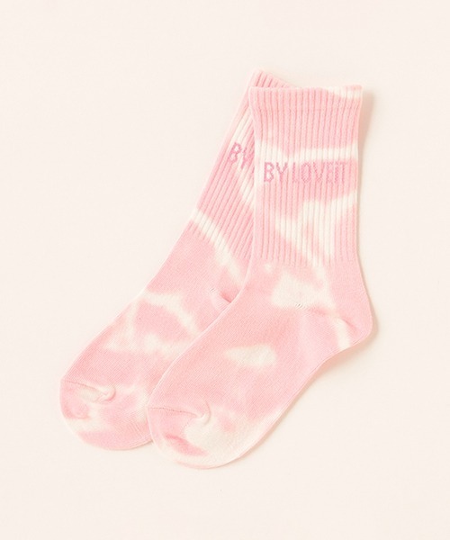 by LOVEiT（バイラビット）の「タイダイソックス【日本製】（ソックス/靴下・キッズ・ピンク/ラベンダー/エメラルド・L/M）」の3枚目の写真