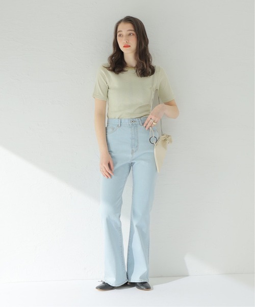 U by SPICK&SPAN(ユーバイスピックアンドスパン)の「【MILLER/ミラー】クルーネック Tee◆(Tシャツ/カットソー・レディース・ネイビー/ピンク/イエロー・FREE)」の19枚目の写真