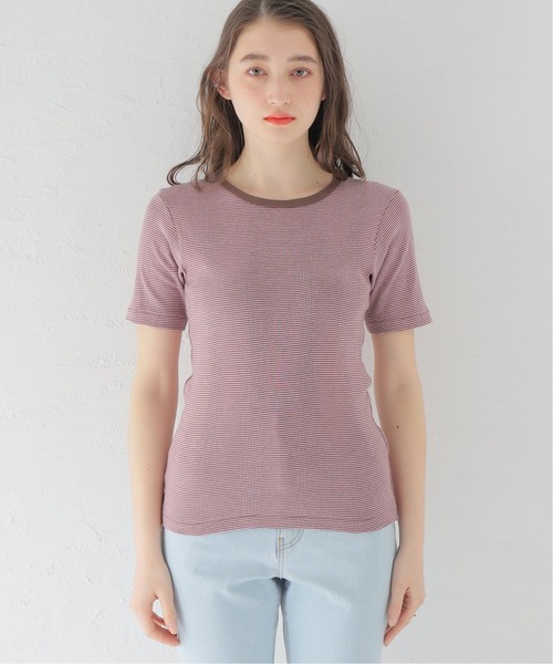 U by SPICK&SPAN(ユーバイスピックアンドスパン)の「【MILLER/ミラー】クルーネック Tee◆(Tシャツ/カットソー・レディース・ネイビー/ピンク/イエロー・FREE)」の21枚目の写真