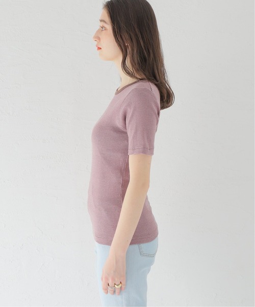 U by SPICK&SPAN(ユーバイスピックアンドスパン)の「【MILLER/ミラー】クルーネック Tee◆(Tシャツ/カットソー・レディース・ネイビー/ピンク/イエロー・FREE)」の22枚目の写真