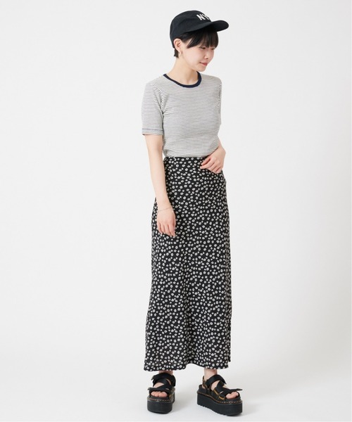 U by SPICK&SPAN(ユーバイスピックアンドスパン)の「【MILLER/ミラー】クルーネック Tee◆(Tシャツ/カットソー・レディース・ネイビー/ピンク/イエロー・FREE)」の8枚目の写真