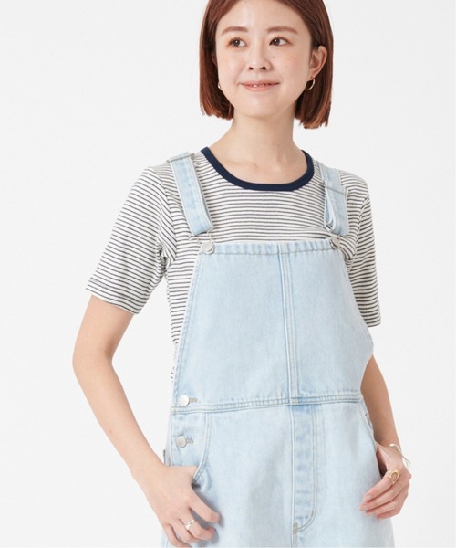 U by SPICK&SPAN(ユーバイスピックアンドスパン)の「【MILLER/ミラー】クルーネック Tee◆(Tシャツ/カットソー・レディース・ネイビー/ピンク/イエロー・FREE)」の12枚目の写真