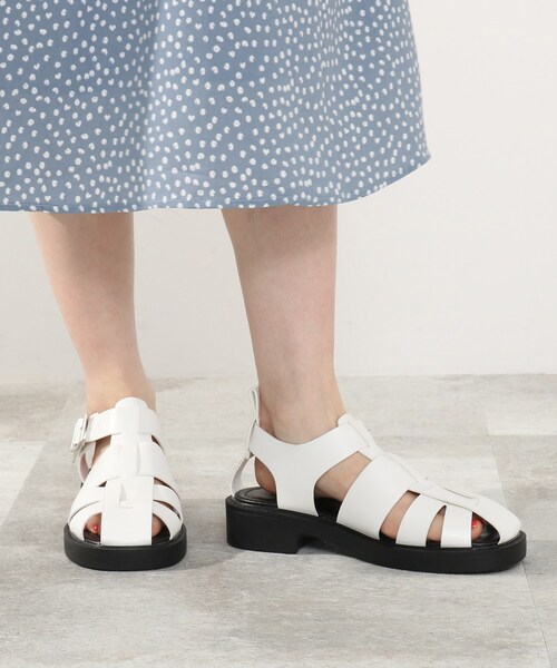 DRESKIP（ドレスキップ）の「◆グルカサンダル（サンダル・レディース・ブラック/アイボリー・35/45）」の8枚目の写真