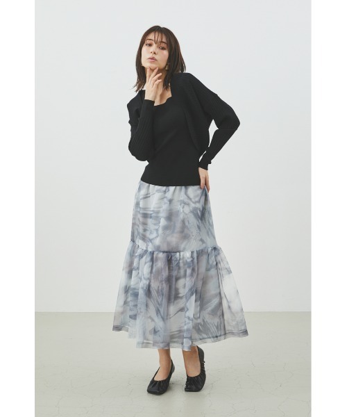 LILIDIA(リリディア)の「3WAYボレロニットTOP(ニット/セーター・レディース・ライトブラウン/ブラック/ライトピンク・MEDIUM/SMALL/LARGE)」の4枚目の写真